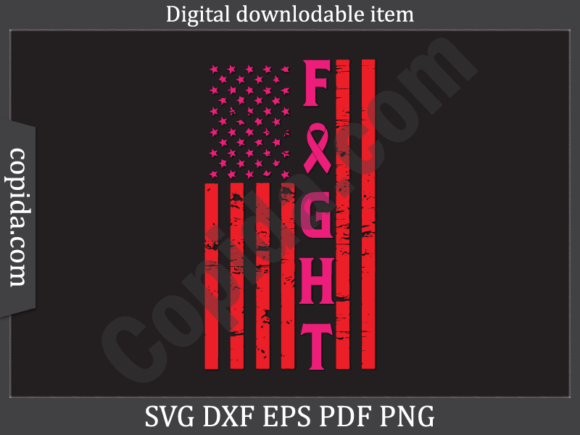 Fight American Flag SVG Graphics for Crafts