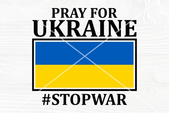Pray for Ukraine SVG: Graphics & Crafts for Local Branding