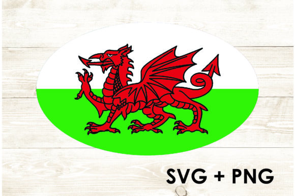 Rugby Wales Flag Graphics for Crafts