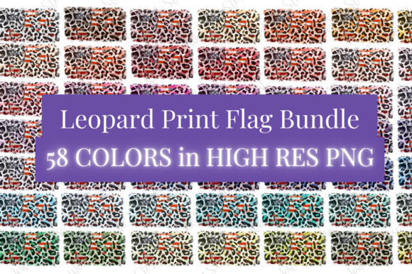 USA Flag Leopard Print Stars and Stripes Graphics
